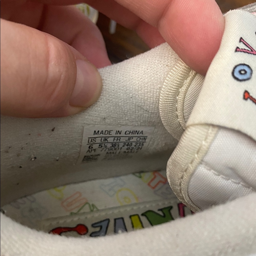 Adidas' White Sneakers with Colorful Floral Design - Picture 8 of 10